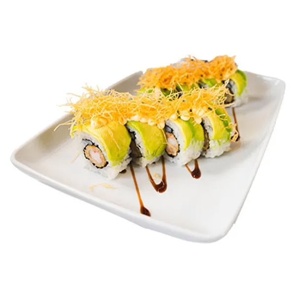 Roll especial tempura de gambas